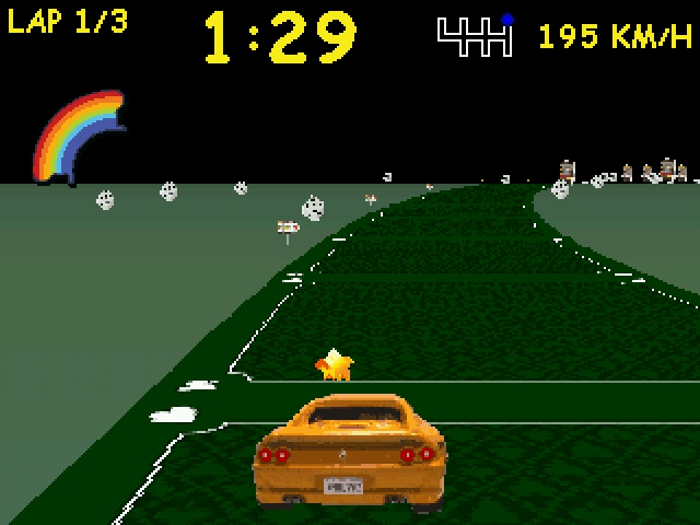 Racer atari screenshot